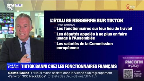 TikTok désormais interdit sur les téléphones professionnels des fonctionnaires d’État français