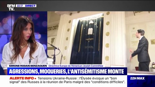 Simone Rodan-Benzaquen (American Jewish Committee): "2 Français juifs sur 3 disent avoir déjà subi au cours de leur vie au moins une fois un acte antisémite"