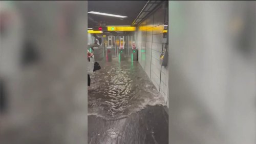 Lyon: l'équivalent d'un mois de pluie tombe en deux heures, des inondations recensées