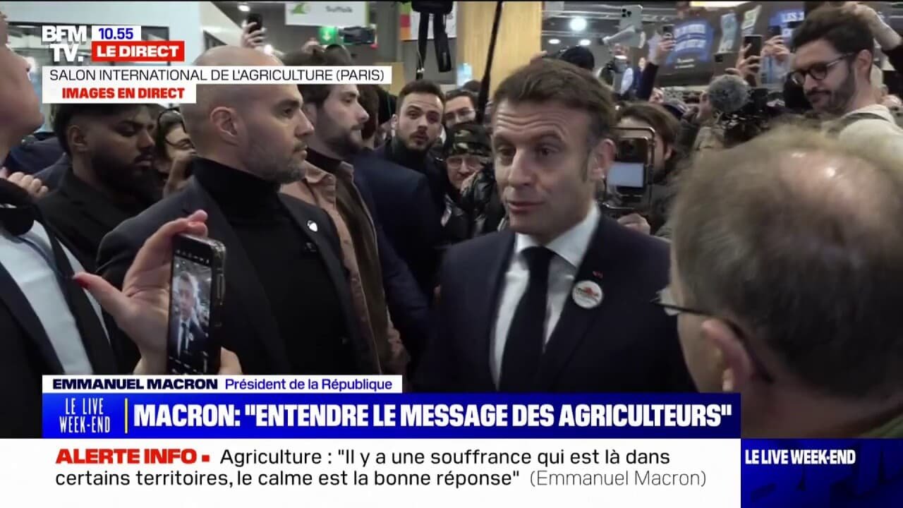 Salon de l’agriculture: Emmanuel Macron appelle à « être respectueux avec les agents » de l’Office français de la biodiversité