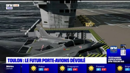 Les premières images du futur porte-avions qui remplacera le Charles de Gaulle