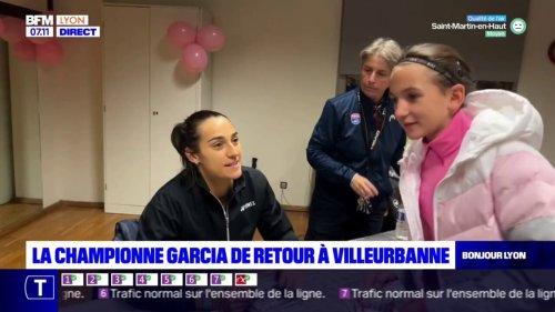 La championne de tennis Caroline Garcia de retour dans le Rhône