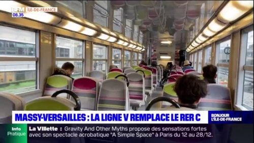 Île-de-France: la ligne V remplace le RER C