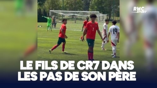 Portugal : Le fils de Cristiano Ronaldo dans les pas de son père