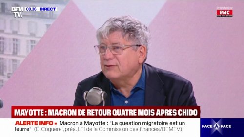 "Je demande à ce que, immédiatement, les conditions d'obtention de visa quand vous arrivez à Mayotte puissent vous permettre de partir en métropole", assure Éric Coquerel (LFI)