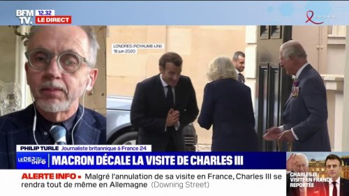 "Il était important que la visite du roi Charles soit sans faute": ce journaliste britannique estime que le report de sa venue en France "arrange autant les Britanniques que les Français"