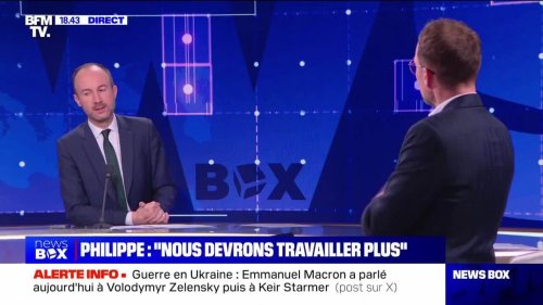 "Nous devrons travailler plus": Édouard Philippe s'exprime sur les retraites