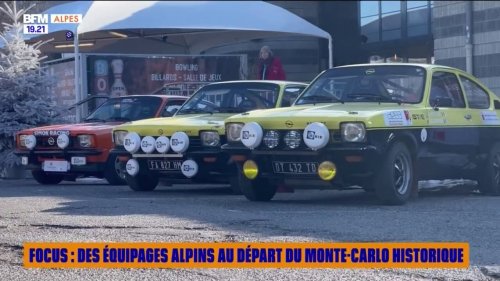 FOCUS : Des équipages alpins au départ du Monte-Carlo historique