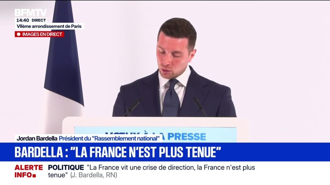 Jordan Bardella: « La signature du traité de libre-échange avec le Mercosur apparaît comme une provocation à l&rsquo;égard de nos agriculteurs »