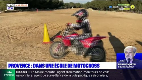 Châteauneuf-les-Martigues: une école de motocross pour sensibiliser les jeunes pilotes