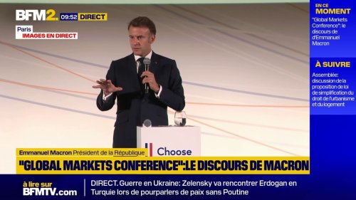 Industrie: "Il nous faut restaurer des règles de jeux communes", déclare Emmanuel Macron