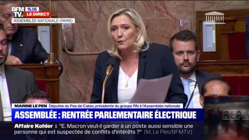 Marine Le Pen sur le chauffage au fioul: "Ce n'est pas dans un mois que les gens ont besoin de cette aide, mais maintenant"