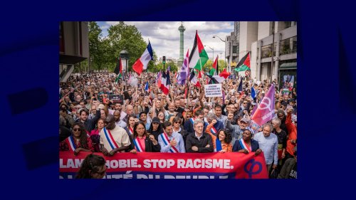 LFI: des drapeaux français ont-ils été générés par IA sur une photo de la marche contre l'islamophobie?