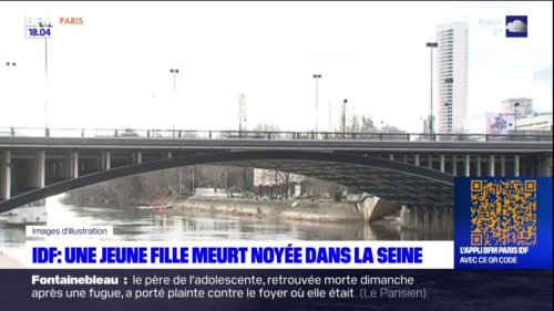 Île-de-France: une jeune fille meurt noyée dans la Seine