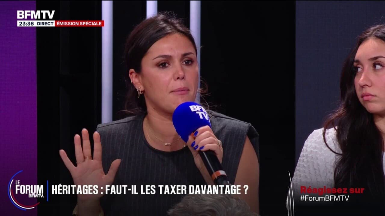 FORUM BFM – « Vous allez venir me dire, à moi qui me suis saigné à travailler, que l’héritage de ma fille, ça lui tombe du ciel? »: Laura Warton-Martinez, auto-entrepreneuse, réagit à la taxe sur les héritages
