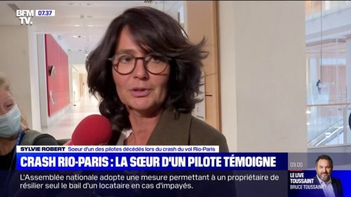 "Je suis convaincue que c'était évitable": la sœur d'un des pilotes décédés lors du crash du Rio-Paris témoigne