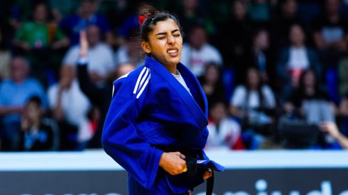 "Je t'attends": le message de Shirine Boukli à Zinédine Zidane après son titre aux championnats d'Europe de judo