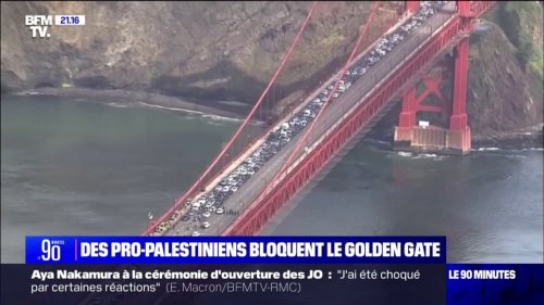 États-Unis: le pont du Golden Gate de San Francisco bloqué par des manifestants propalestiniens