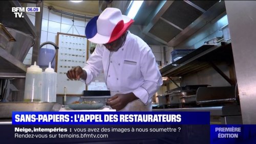 Sans-papiers: les restaurateurs réclament le statut de "métier en tension"
