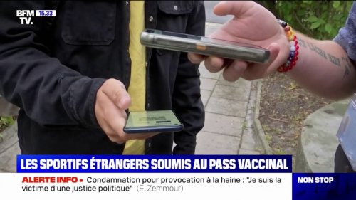 Pass vaccinal: les sportifs étrangers devront être vaccinés pour participer à des compétitions en France