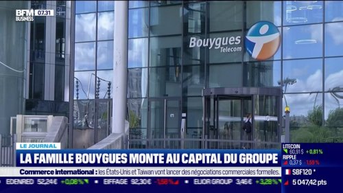 La famille Bouygues monte au capital du groupe (25% du capital 29% des droits de vote)