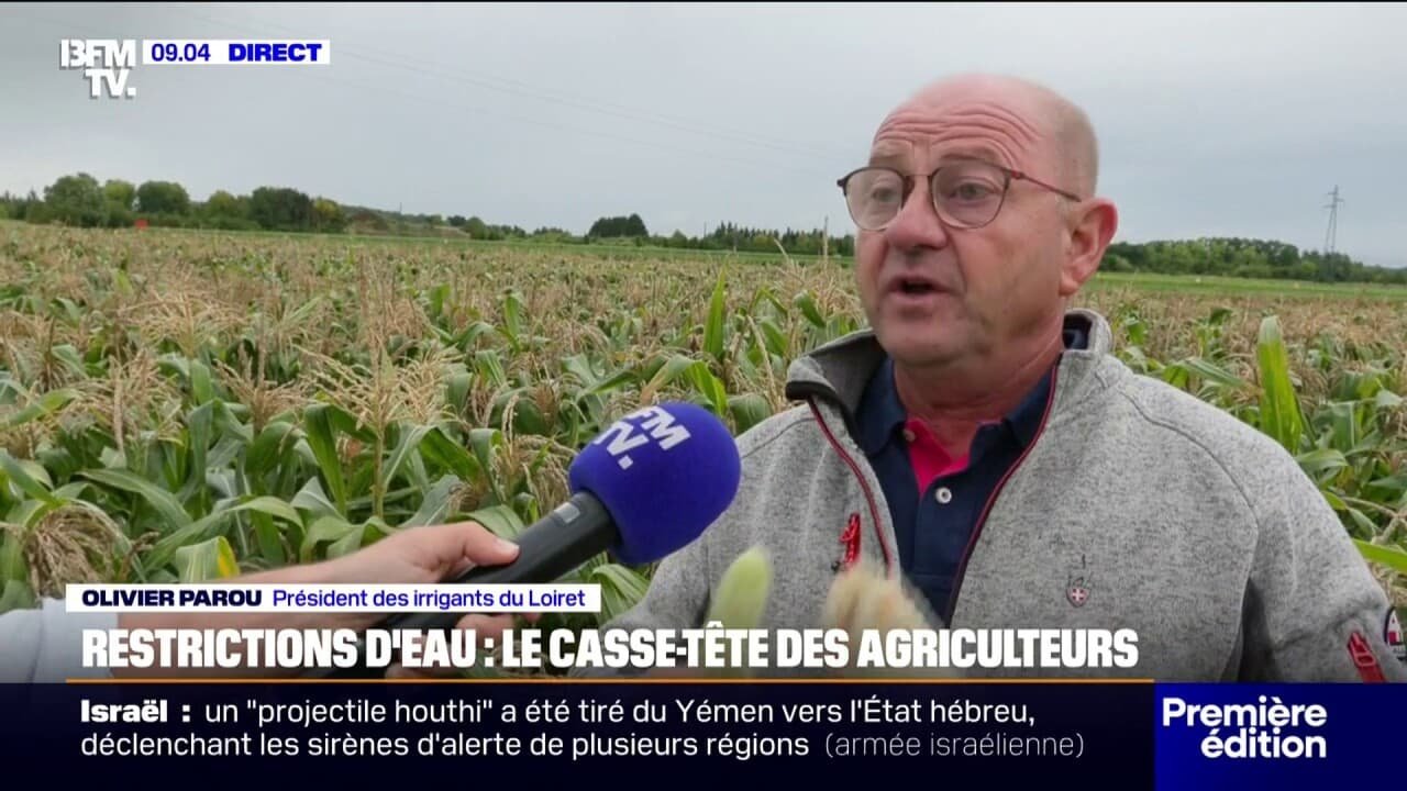 Sécheresse: le casse-tête des agriculteurs face aux restrictions d’eau