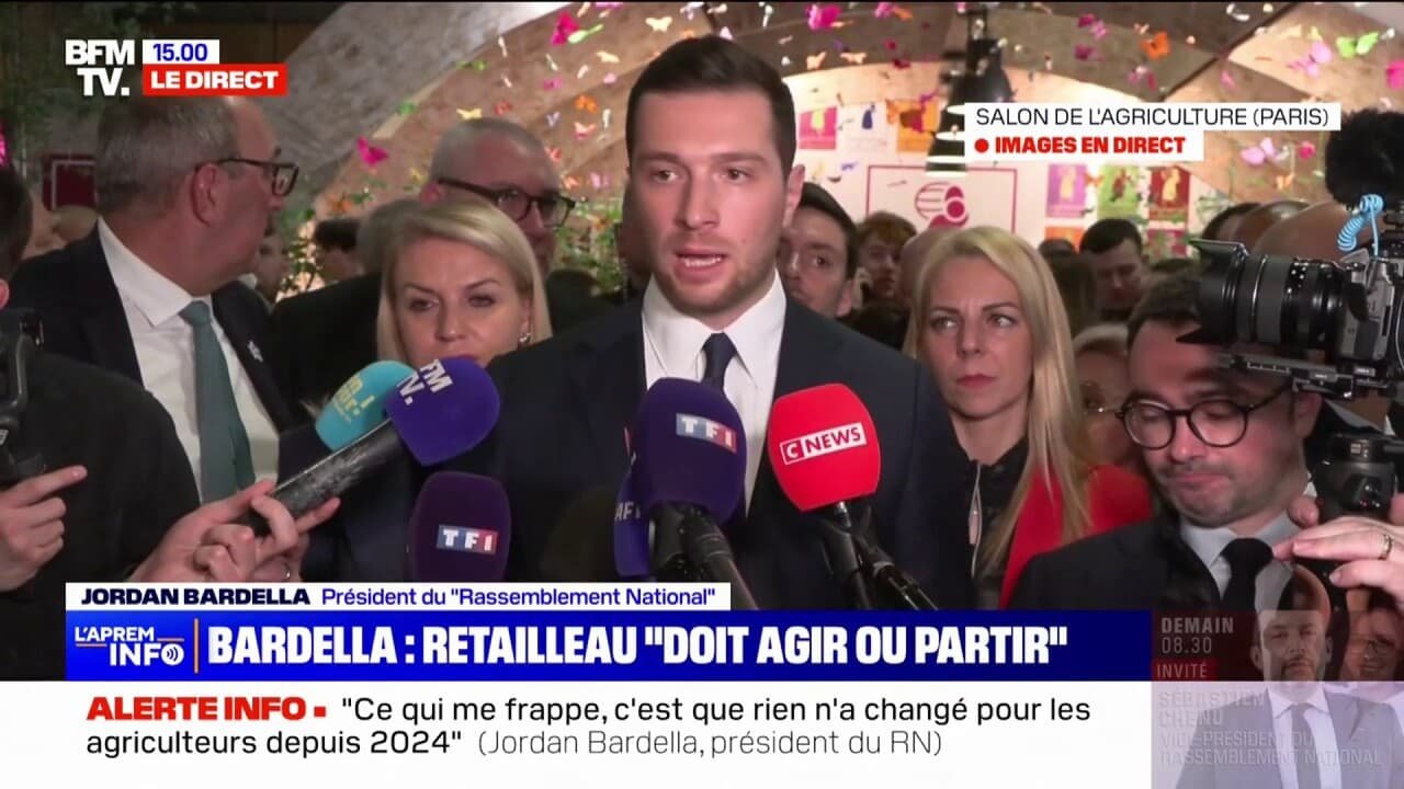 Mulhouse: Jordan Bardella estime que Bruno Retailleau « doit agir ou partir »