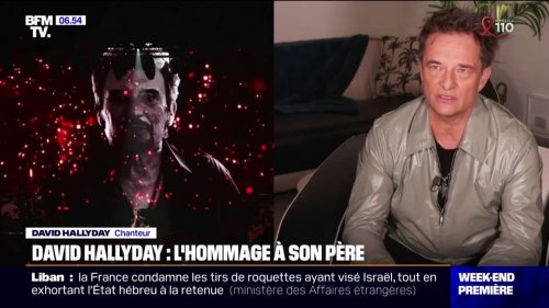 David Hallyday rend hommage à son père et revisite ce qu'il appelle le "patrimoine familial"