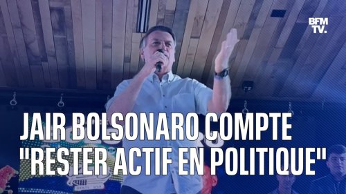 Depuis la Floride, Jair Bolsonaro promet de "rester actif en politique"