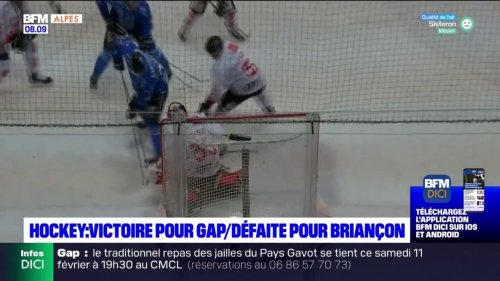 Hockey sur glace: victoire pour Gap, défaite pour Briançon