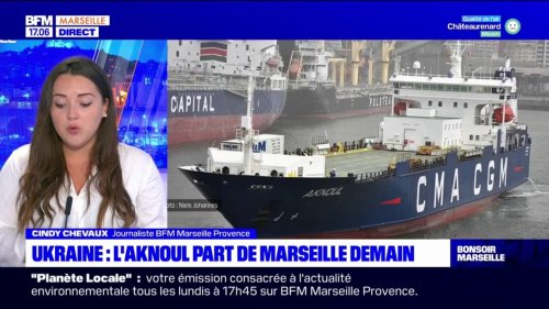 Marseille: un nouveau navire avec du matériel humanitaire à destination de l'Ukraine