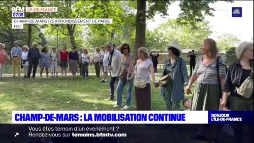 Paris: associations et élus regroupés ce dimanche pour réclamer la "sanctuarisation des arbres et jardins du Champ-de-Mars"