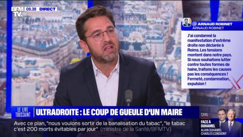 Manifestation d'ultradroite à Reims: "Nous avons une fracture au sein de la société", estime Arnaud Robinet, maire de la ville