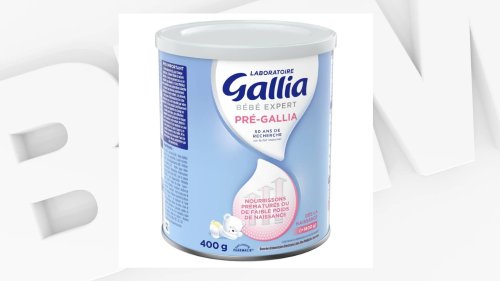 Lait infantile: rappel d'un lot de la marque Laboratoire Gallia pour bébés prématurés