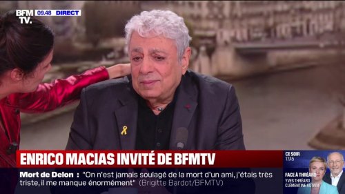 "Si je dis (aux gens) qu'il n'y a plus d'espoir, c'est trop dur": L'émotion d'Enrico Macias sur le plateau du "9 à 10" avec Apolline de Malherbe