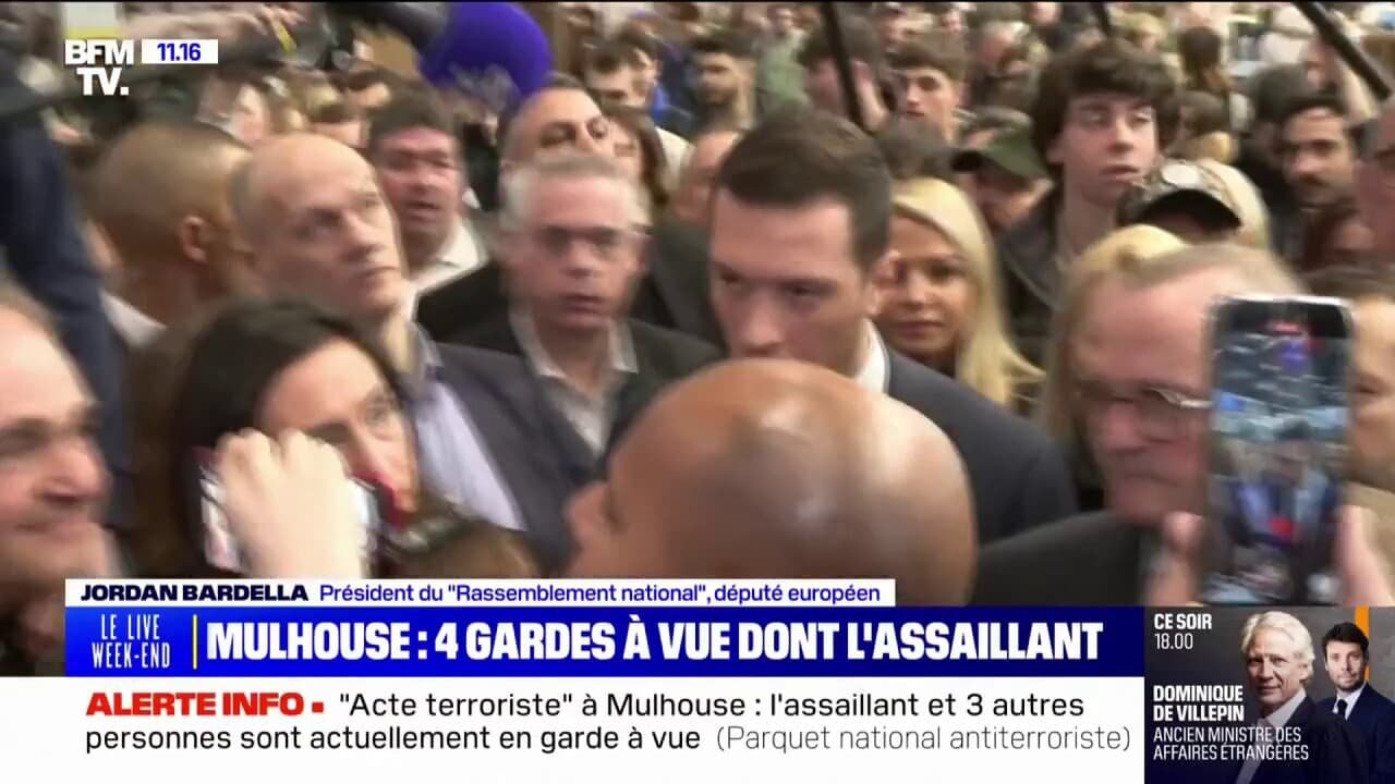 « Ce sont systématiquement les mêmes personnalités, les mêmes profils »: Jordan Bardella réagit à l’attaque terroriste à Mulhouse