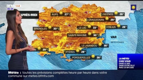Météo Var: une journée douce et ensoleillée ce mercredi, jusqu'à 29°C à Toulon