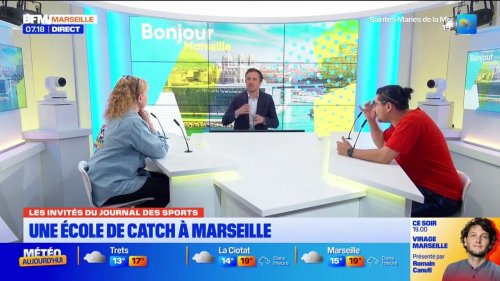 Marseille: une école de catch dans la cité phocéenne