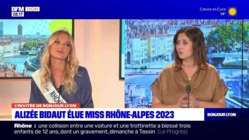 Alizée Bidaut a été élue Miss Rhône-Alpes 2023 ce samedi