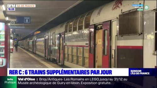 Île-de-France: 6 trains supplémentaires ajoutés chaque jour sur la ligne du RER C