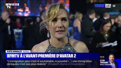 Kate Winslet revient sur son "expérience formidable" lors du tournage de la suite d'"Avatar"