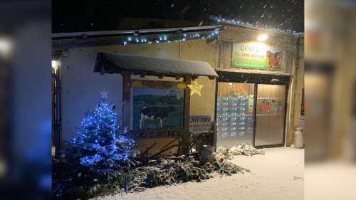 Haut-Rhin: les images des premiers flocons de neige dans le Sundgau