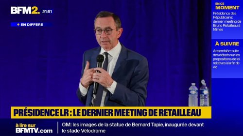 Présidence LR: Bruno Retailleau revient sur son choix d'entrer au gouvernement de François Bayrou