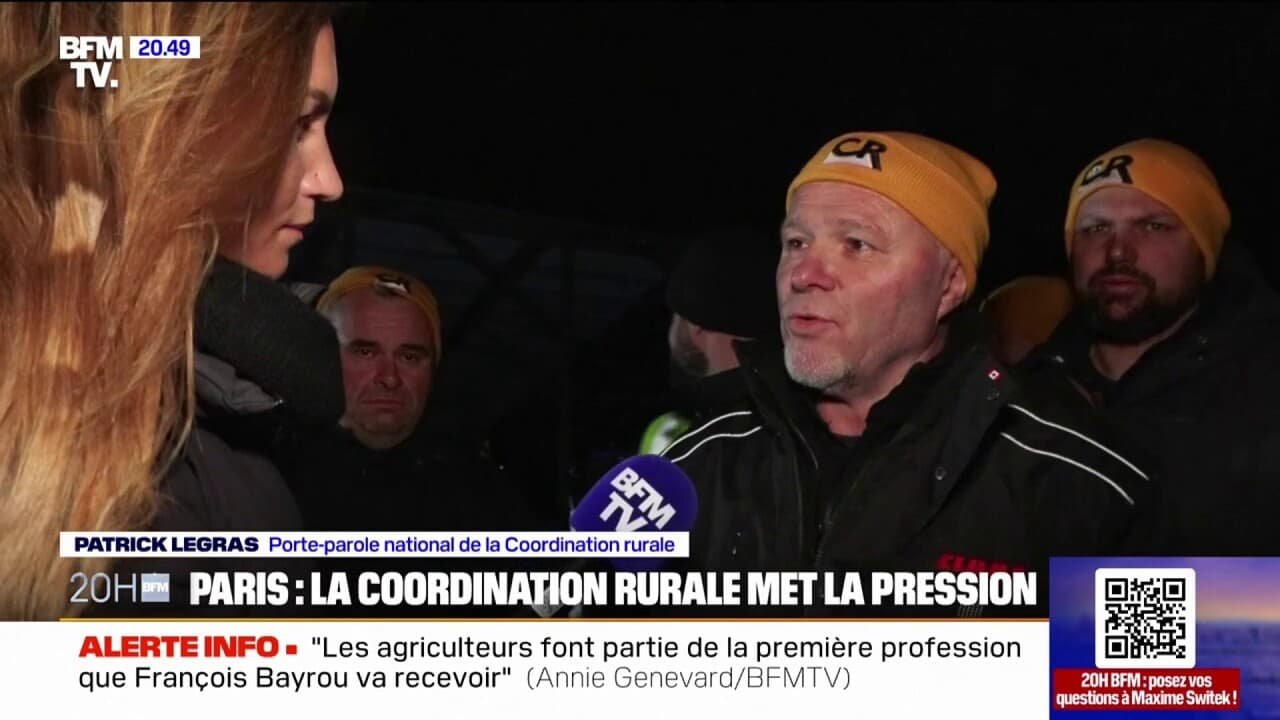 « On est vraiment dans le dur »: BFMTV aux côtés des agriculteurs sur un point de blocage de la Coordination rurale