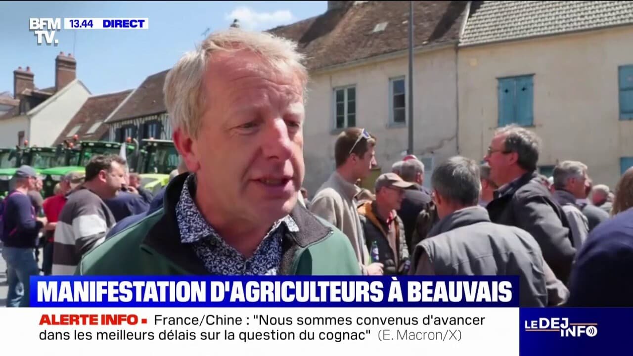 « Nos politiques ont perdu le nord »: une centaine d’agriculteurs sont mobilisés à Beauvais