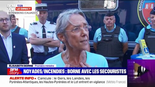 Gironde: Elisabeth Borne confirme qu'une voiture électrique est à l'origine du feu