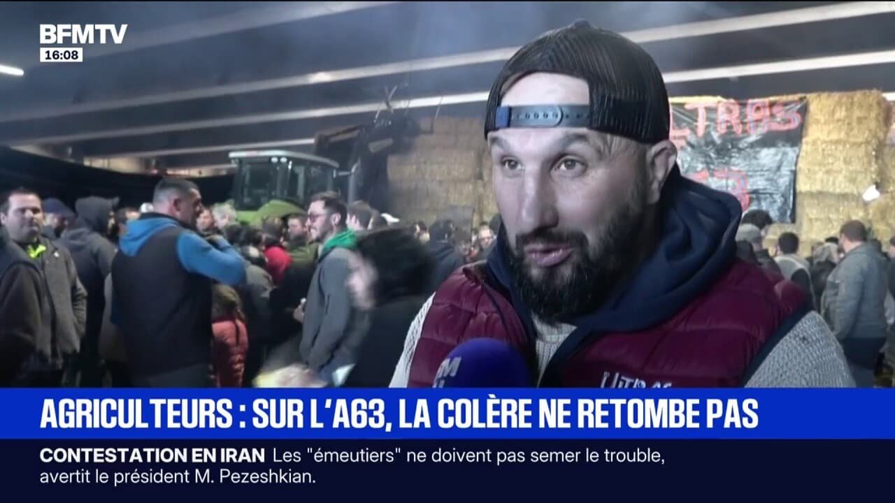 Colère des agriculteurs: « On est déterminés », assure Jérôme Bayle sur l’A63