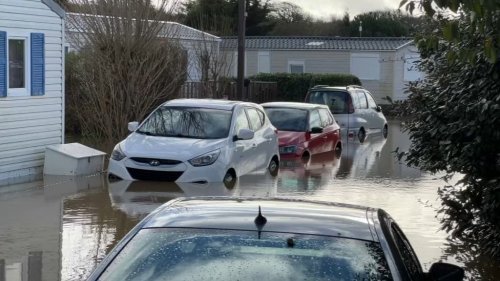Pas-de-Calais: un camping de Wimereux en partie inondé