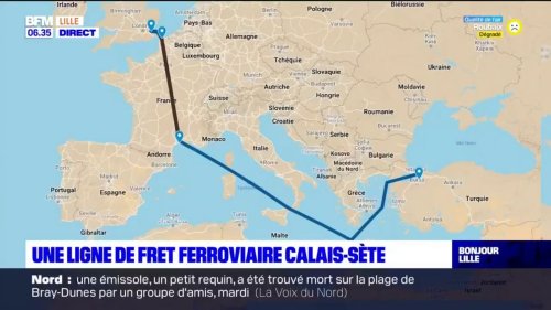 Nord: ouverture d'une nouvelle ligne de fret ferroviaire au port de Calais