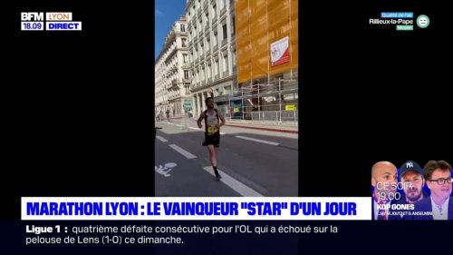 Marathon Lyon : le vainqueur "star" d'un jour